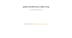 Desktop Screenshot of gala-medecine.cdbx.org