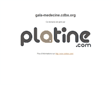 Tablet Screenshot of gala-medecine.cdbx.org